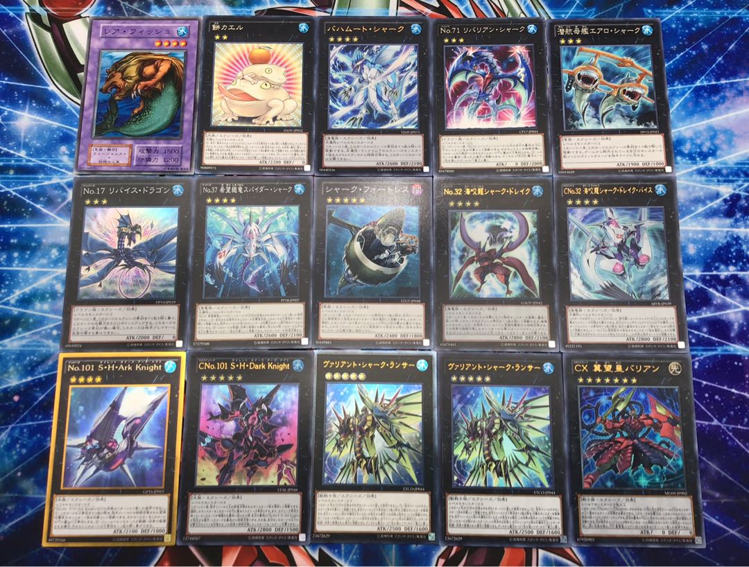 最新構築 【シャークデッキ】 メイン＆EX15＆スリーブ