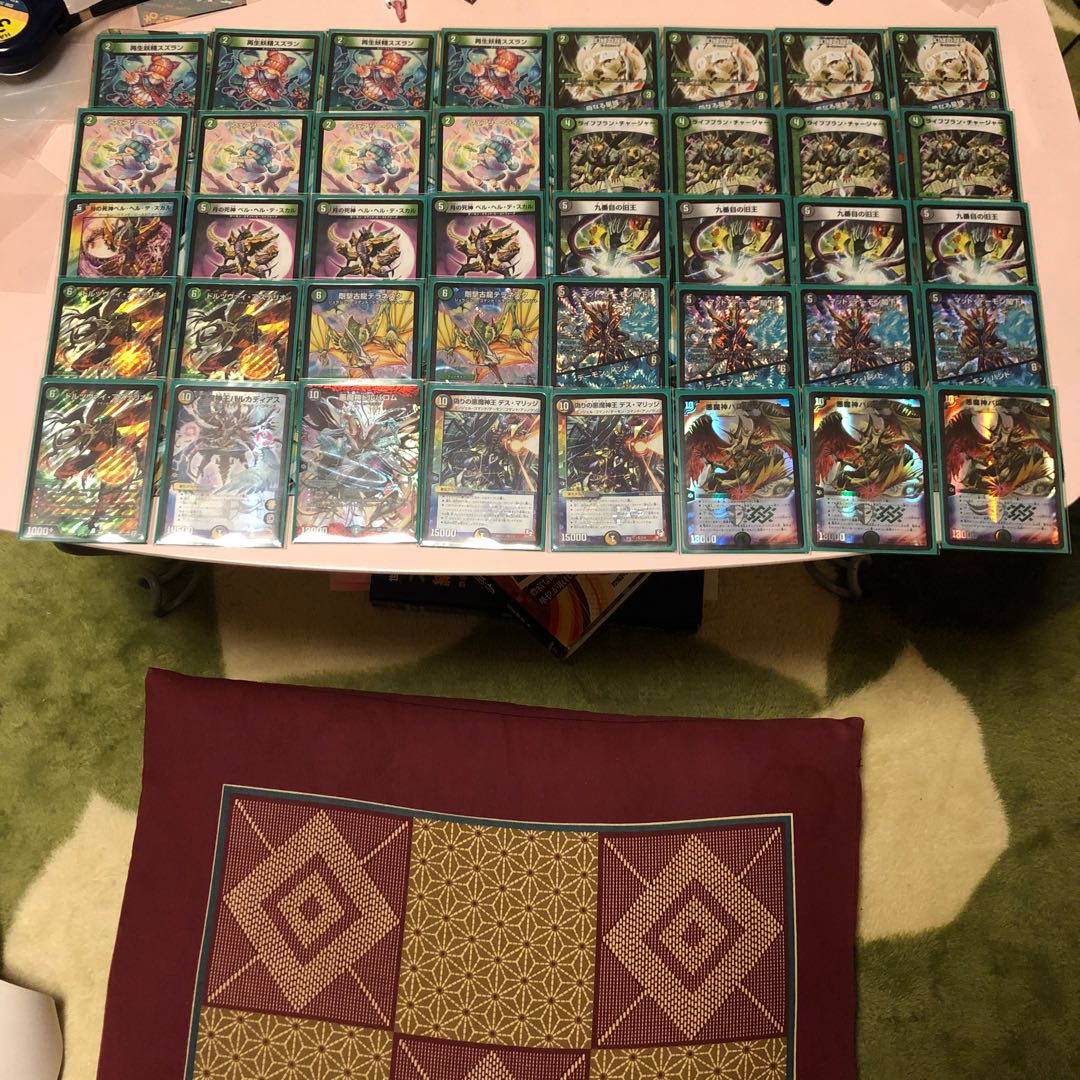 格安ターボドルバロム　デッキ　40枚　三重スリーブ付き　名もなきデュエリスト