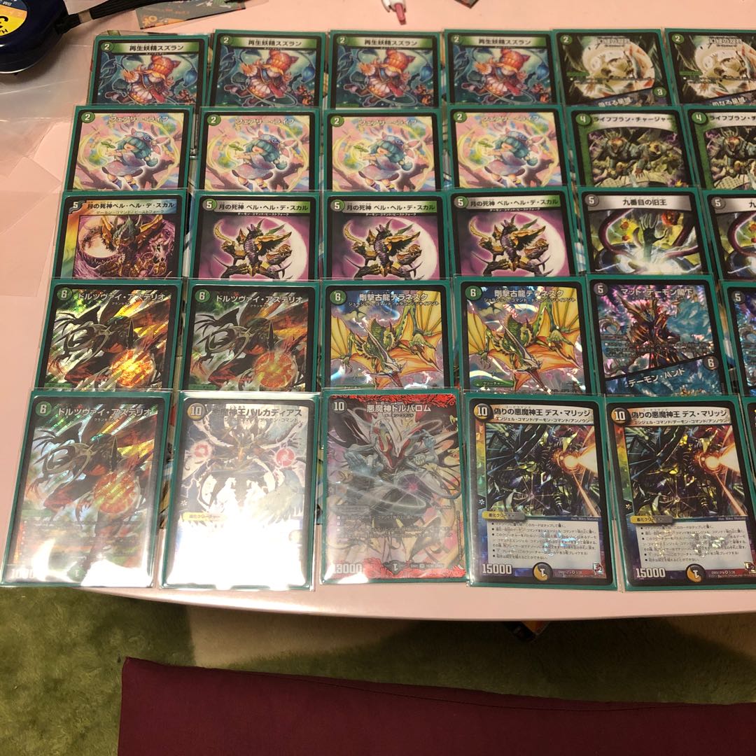 格安ターボドルバロム　デッキ　40枚　三重スリーブ付き　名もなきデュエリスト