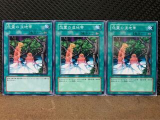 【ぽぽたん】遊戯王 10171 怨霊の湿地帯 3枚 ノーマル