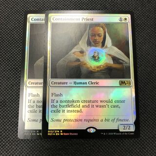 封じ込める僧侶 英語 foil 2枚