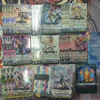 【4コン】ヴァンガード 天輝神雷 エンジェルフェザー   VR以下 セット