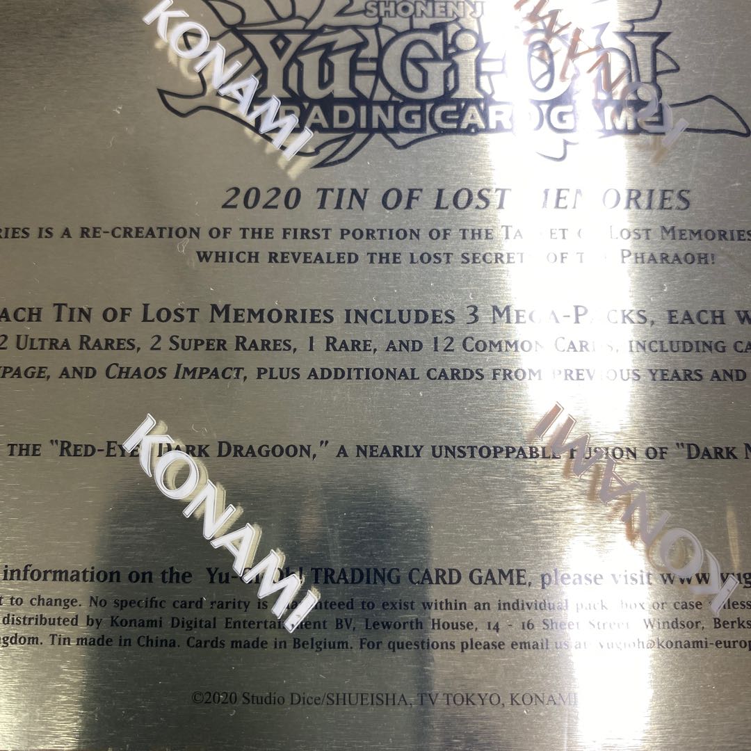 2020 TIN OF LOST MEMORIES EU版 9箱