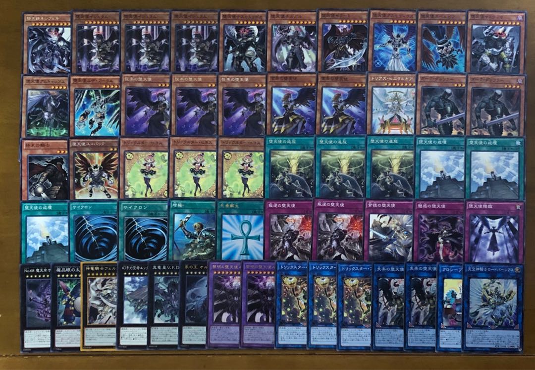 堕天使　デッキ　スリーブ付