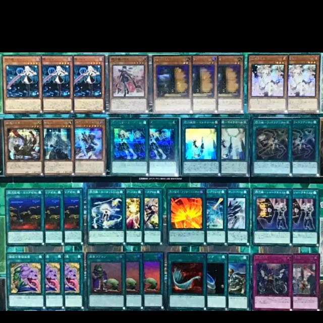 遊戯王 閃刀姫 デッキ ガチ構築 未使用2重スリーブ付き 高レアリティ