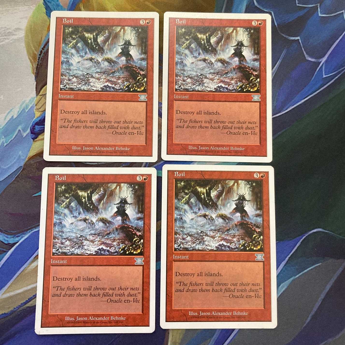 MTG 「6ED」沸騰/Boil 英語 4枚セット