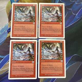 MTG 「6ED」沸騰/Boil　英語　４枚セット