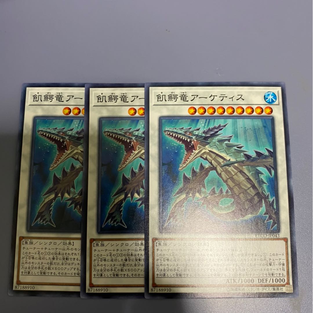 飢鰐竜アーケティス　3枚