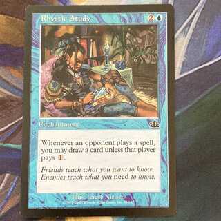 MTG 「PCY」リスティックの研究/Rhystic Study　英語　1枚