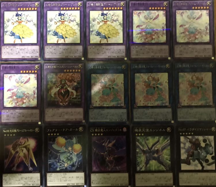 遊戯王　幻奏　デッキ　40枚+EX15枚　構築済み