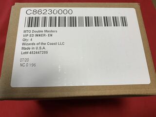 ダブルマスターズ　英語　VIP版　未開封4つ入り