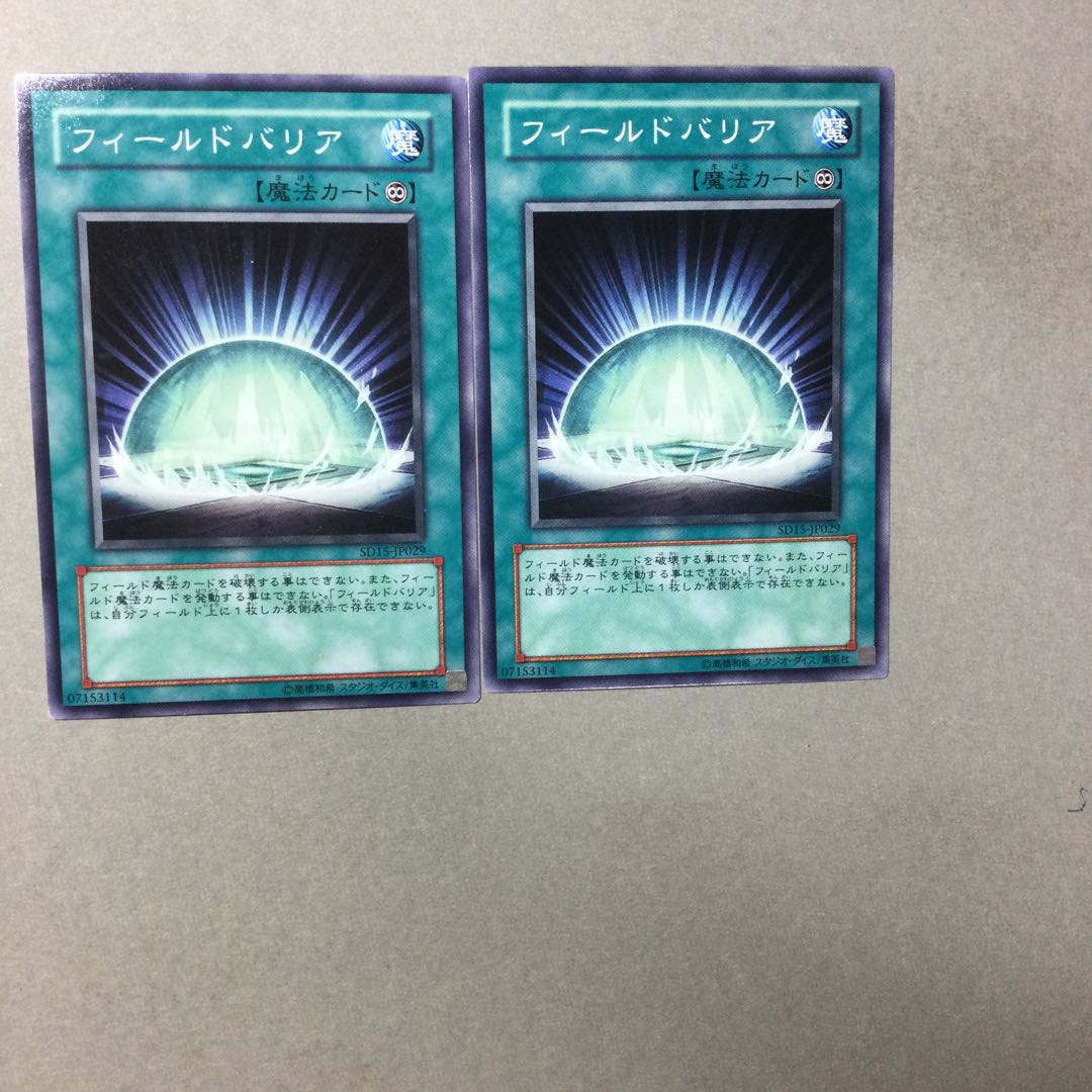 フィールドバリア　２枚