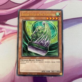 【英語版】　烈風の結界像　ゴールドレターレア　【初版】