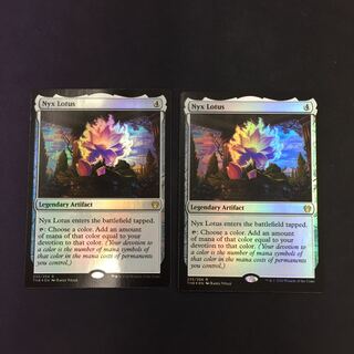 ニクスの睡蓮 Nyx Lotus 2枚 foil