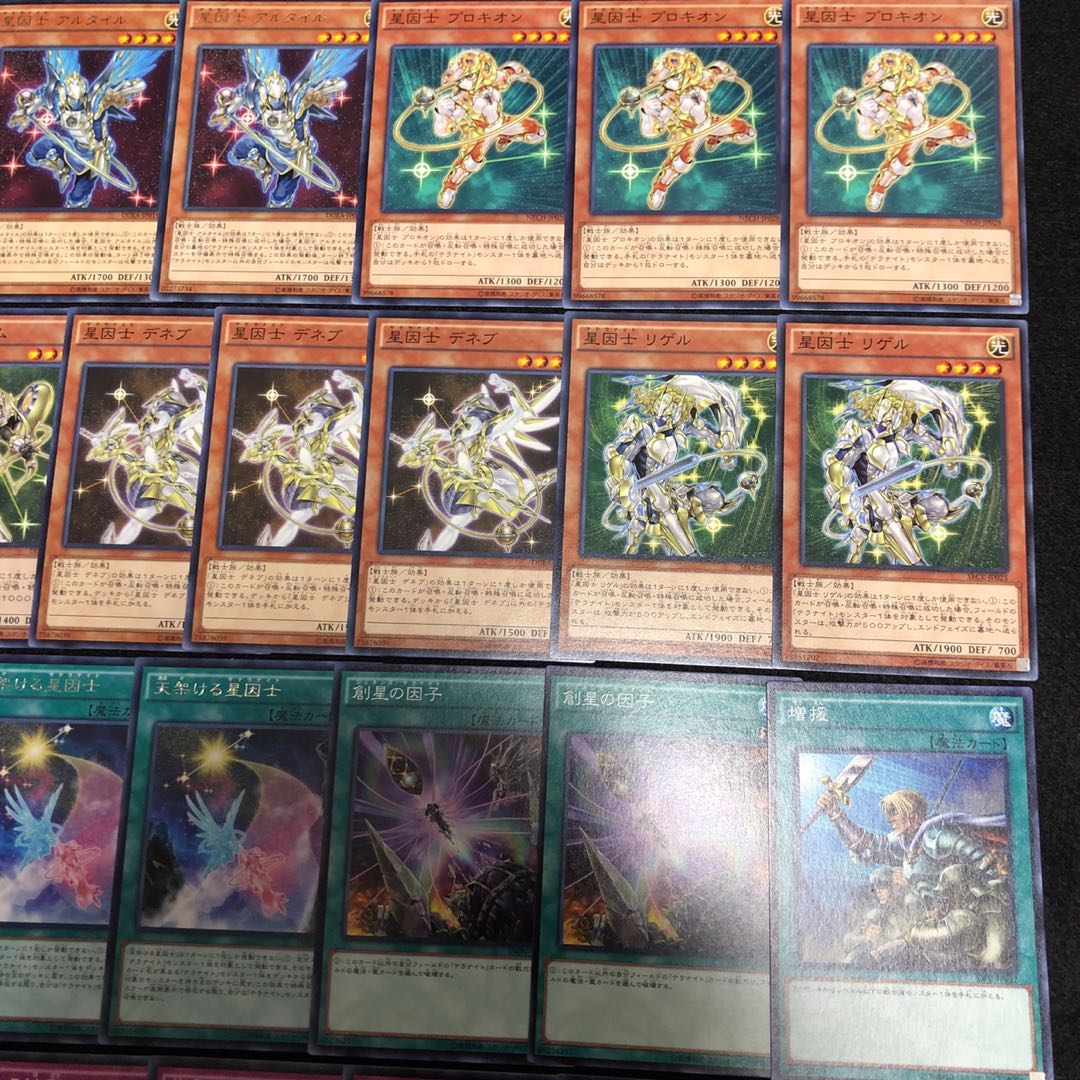遊戯王 No.306 星因士 デッキ 40枚＋15枚 テラナイト セイクリッド