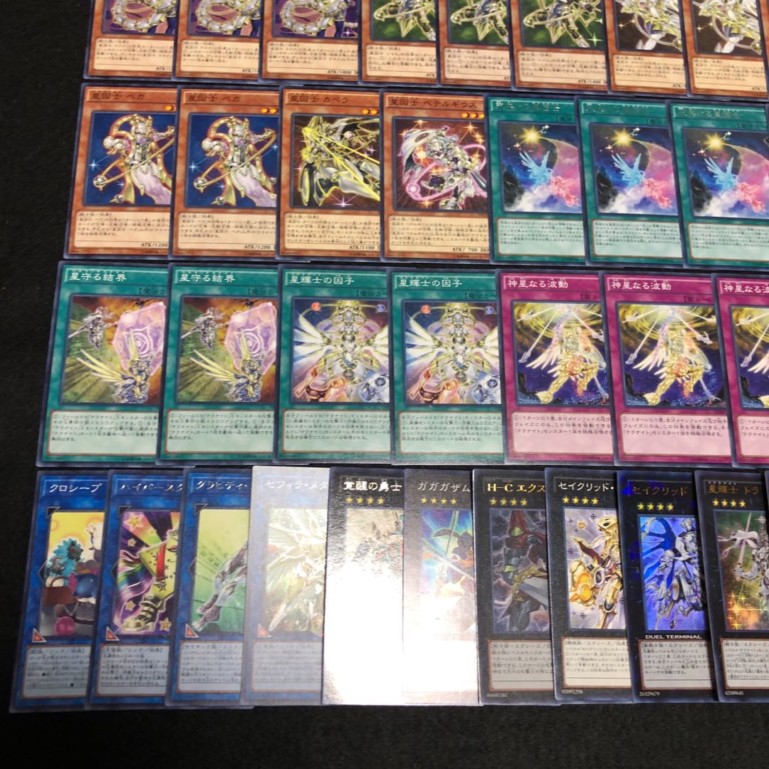 遊戯王 No.306 星因士 デッキ 40枚＋15枚 テラナイト セイクリッド