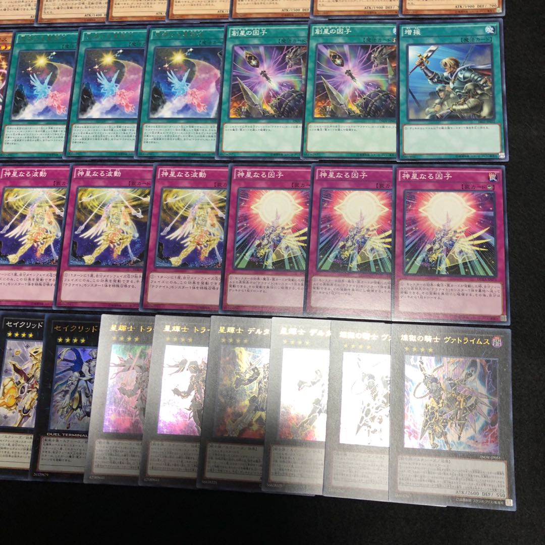 遊戯王 No.306 星因士 デッキ 40枚＋15枚 テラナイト セイクリッド