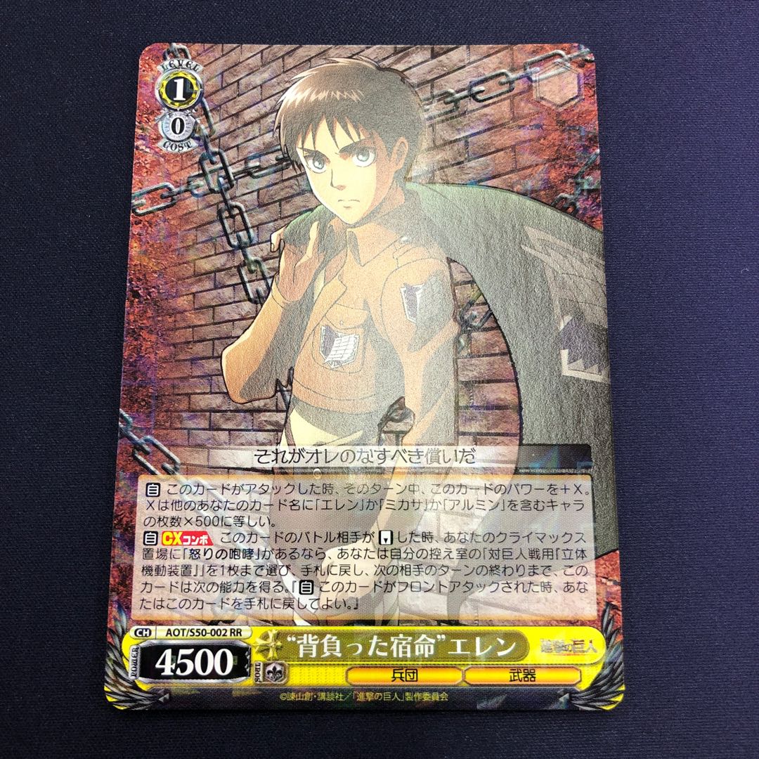 "背負った宿命" エレン 2枚