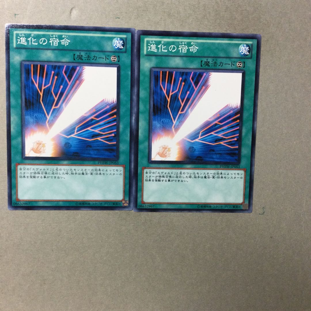 進化の宿命　２枚