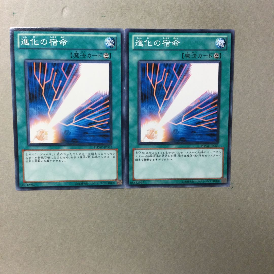 進化の宿命　２枚