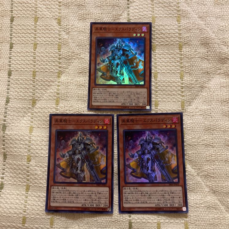 即発送/同梱割 昇華騎士エクスパラディン スーパー3枚 ぽんこつモン