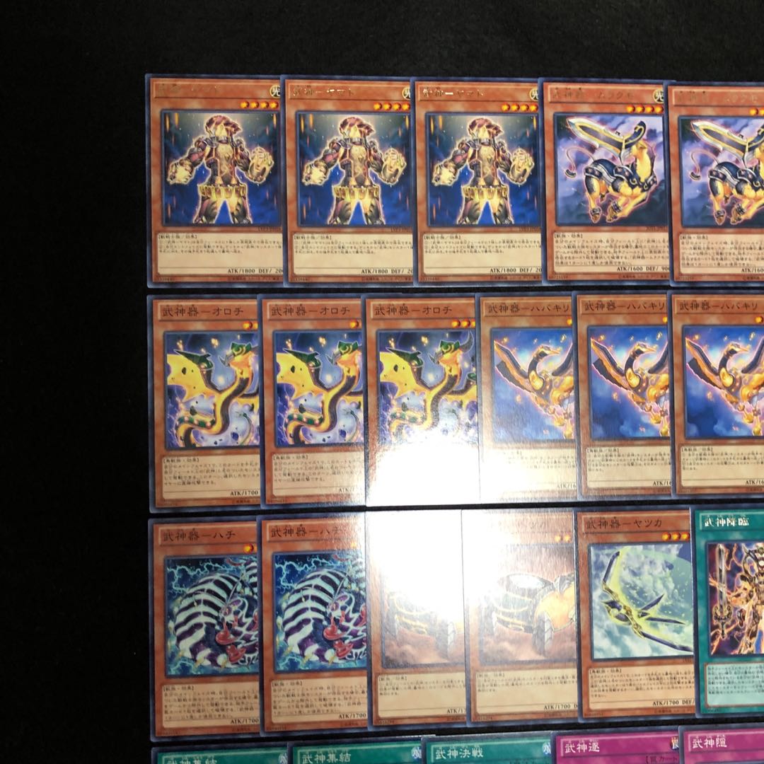 遊戯王 No.315 武神 デッキ40枚＋15枚 忍者 ガガガ ホープ