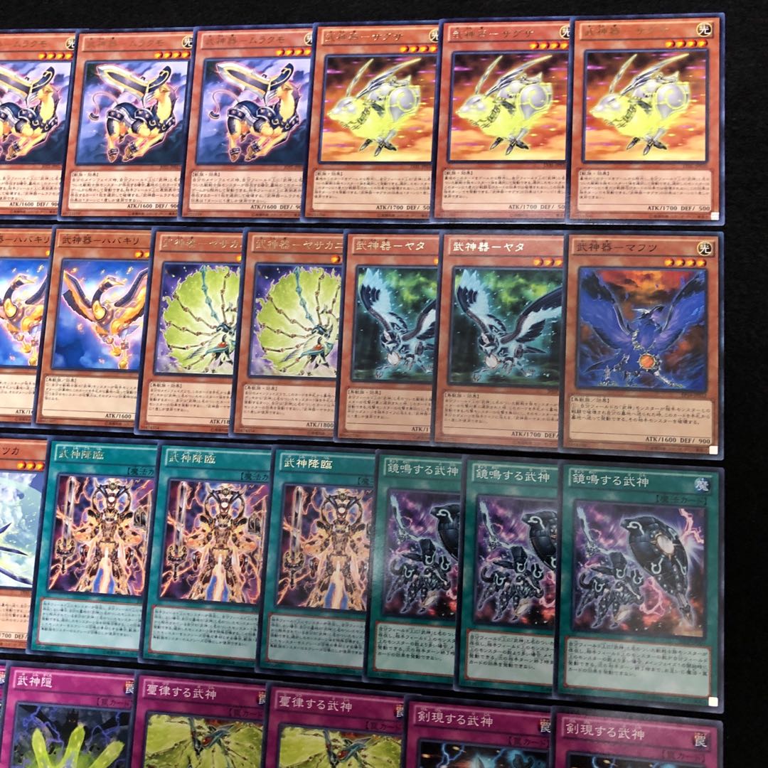 遊戯王 No.315 武神 デッキ40枚＋15枚 忍者 ガガガ ホープ