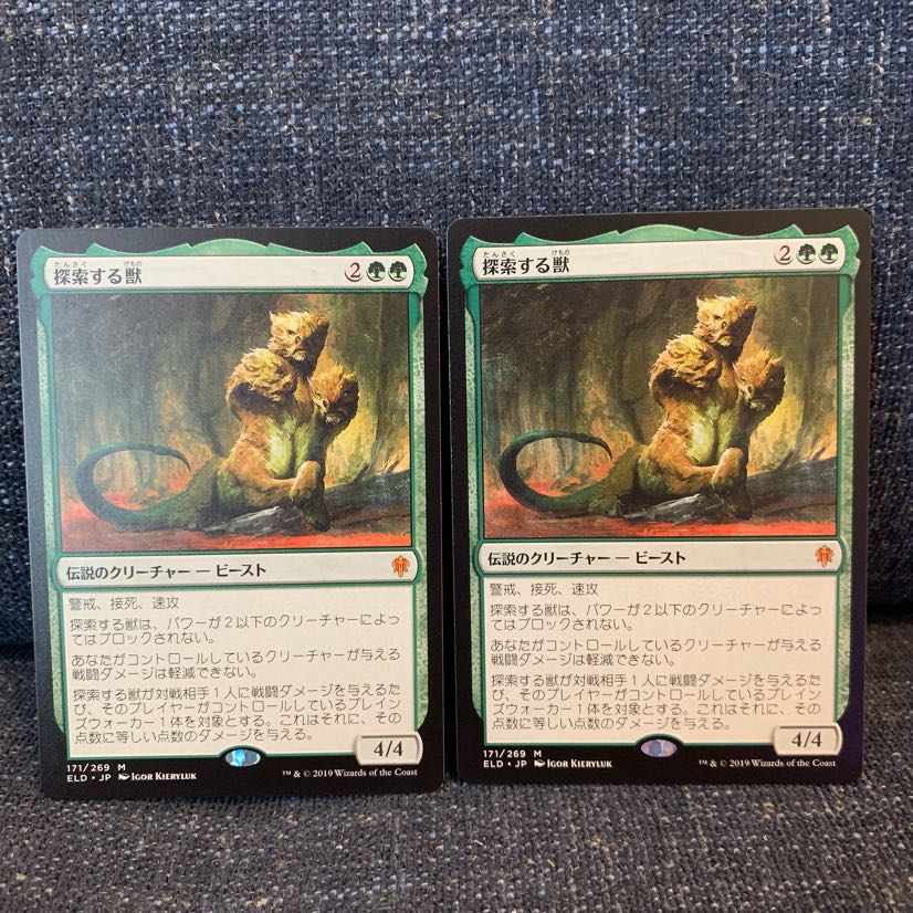 最安 探索する獣 2枚セット
