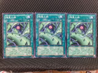 【ぽぽたん】遊戯王 10295 憎悪の棘 3枚 ノーマル