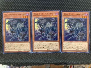 【ぽぽたん】遊戯王 10254 ヴェンデット・ヘルハウンド 3枚 ノーマル