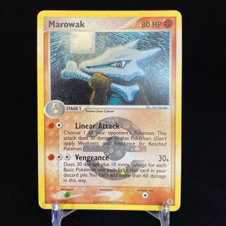 Marowak glitter, holo, foil, English version Marowak
