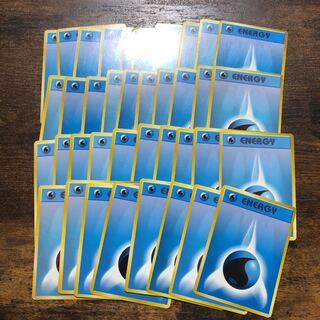 ポケモンカード　旧裏　基本水エネルギー　38枚