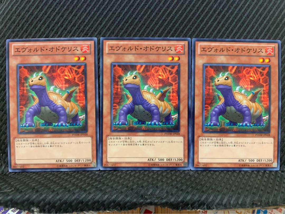【ぽぽたん】遊戯王 10298 エヴォルド・オドケリス 3枚 ノーマル