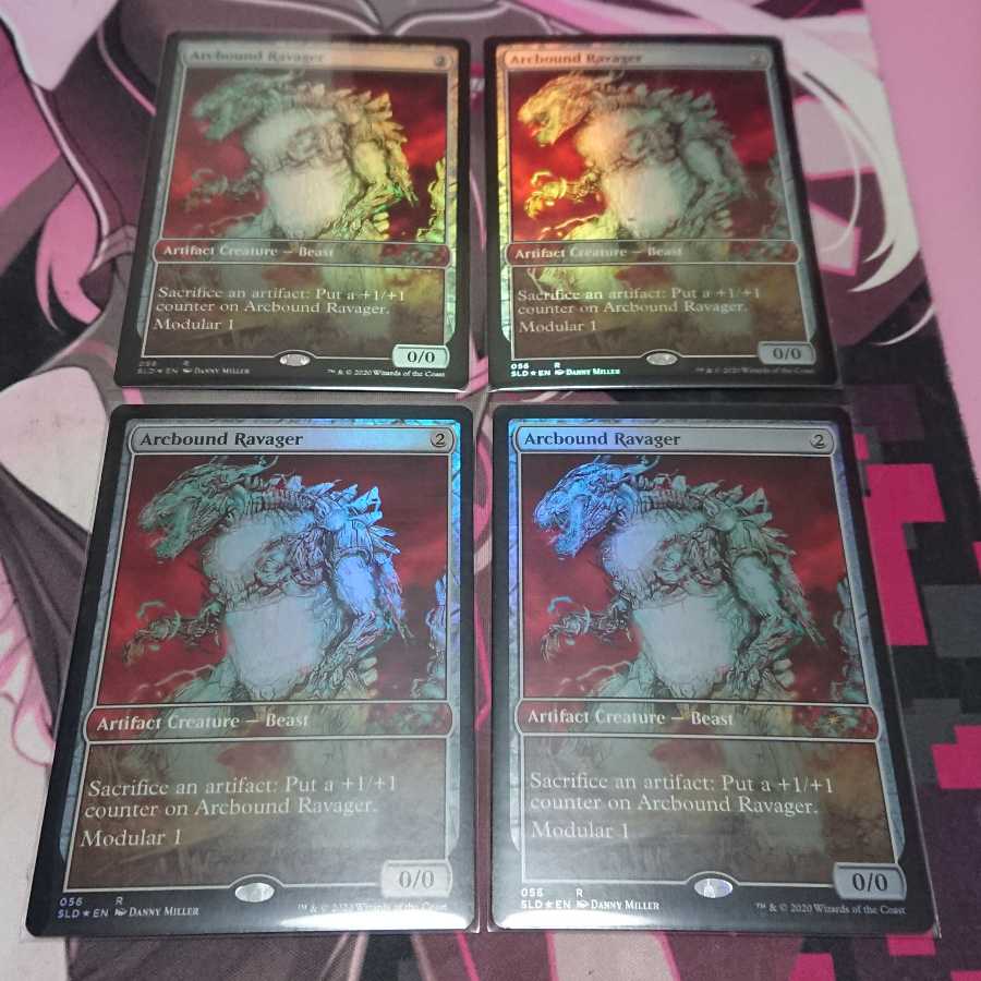 電結の荒廃者 secret lair Foil 4枚