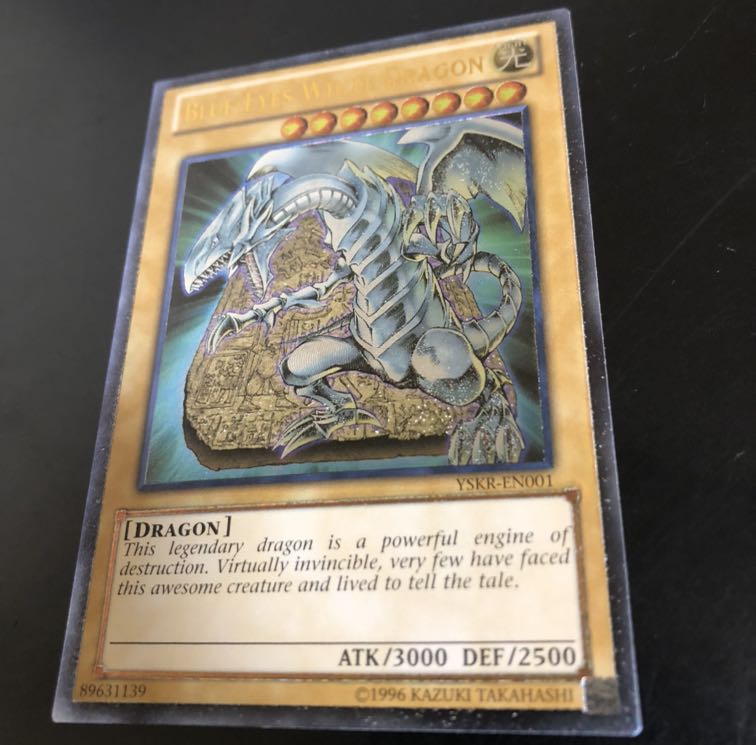 遊戯王 青眼の白龍　英語版レリーフ