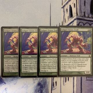 foil  ゴルガリの墓トロール/Golgari Grave-Troll 3枚 Golgari Grave-Troll | Ravnica: City of Guilds - Japanese