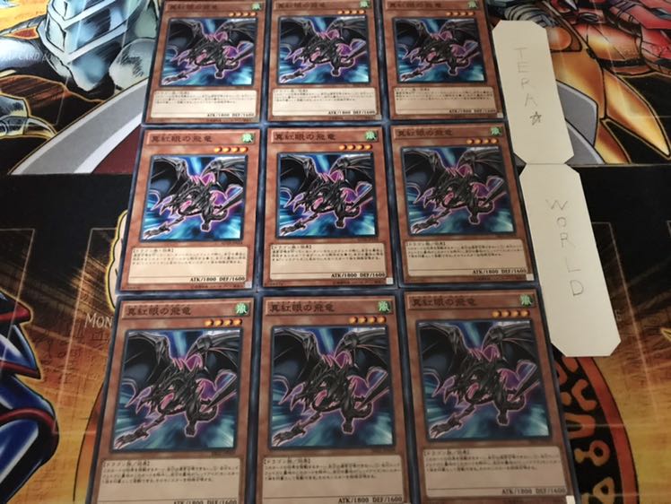 真紅眼の飛竜 ノーマル 9枚セット てら