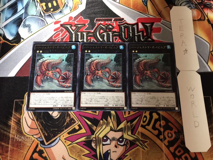 バージェストマ・オパビニア レア 3枚セット てら