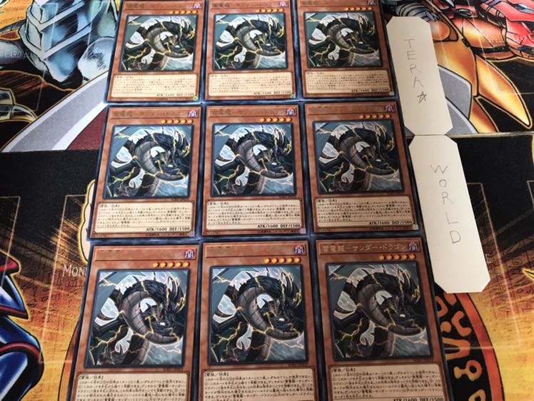 雷電龍-サンダー・ドラゴン レア 9枚セット てら