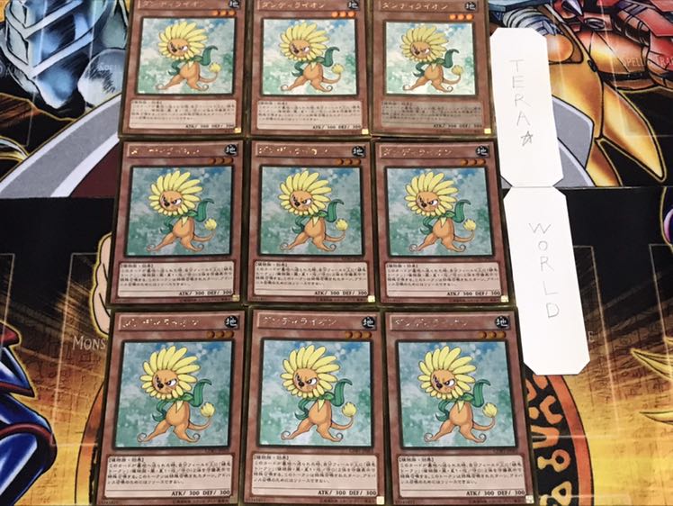 Dandylion gold, set of 9, tera