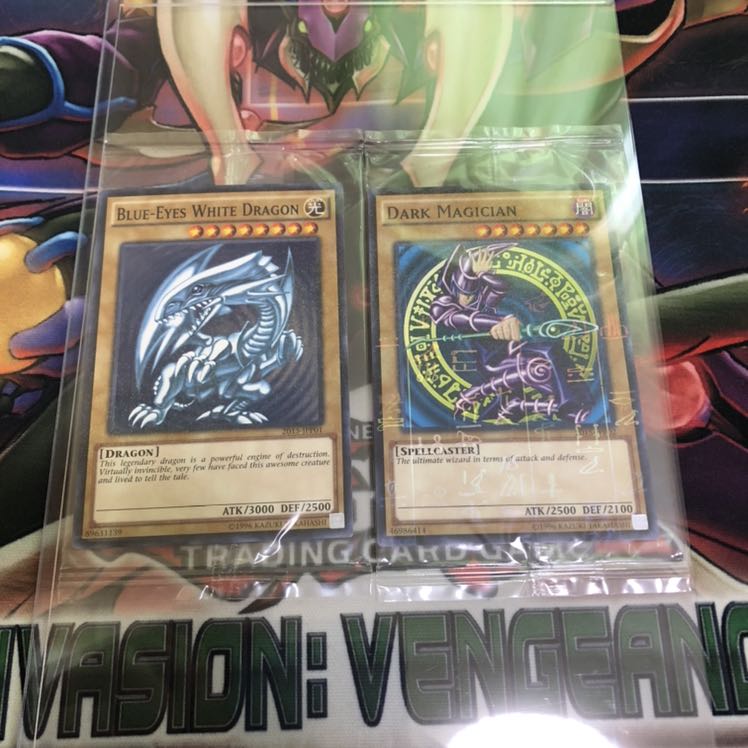 Dark Magician Blue-Eyes White Dragon Millennium Rare Unopened