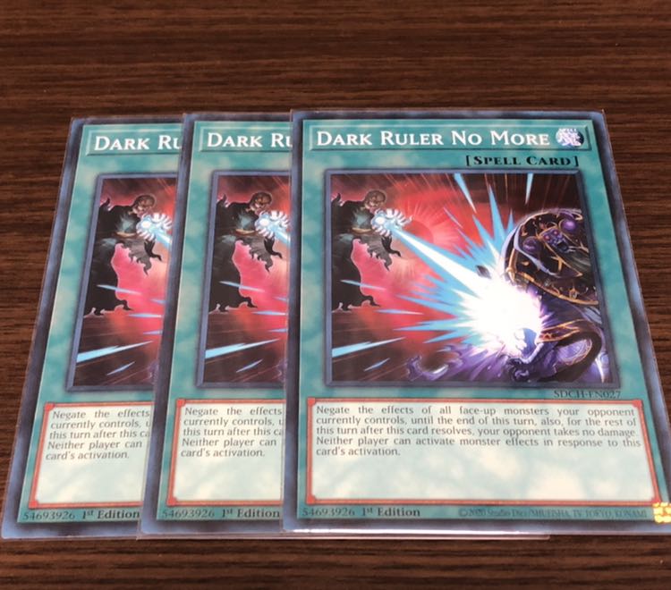 North American Version: English] Dark Ruler No More 3-Piece Set (1) For Commenters Only