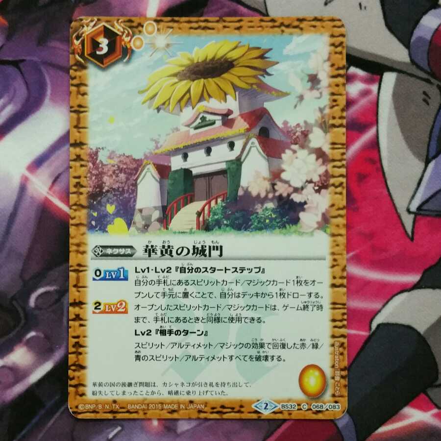 華黄の城門 1枚