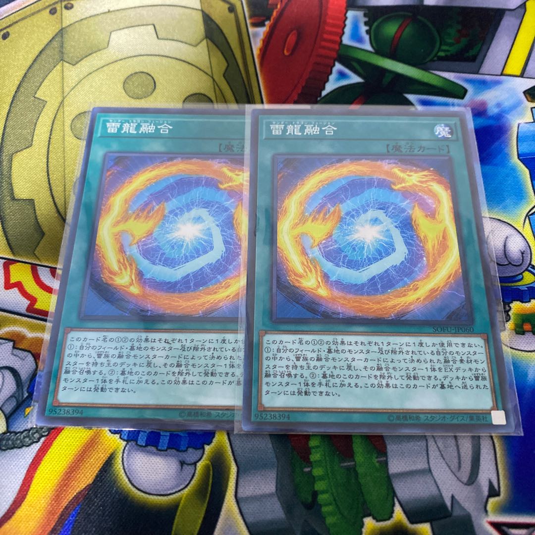 雷龍融合 ノーマル　2枚