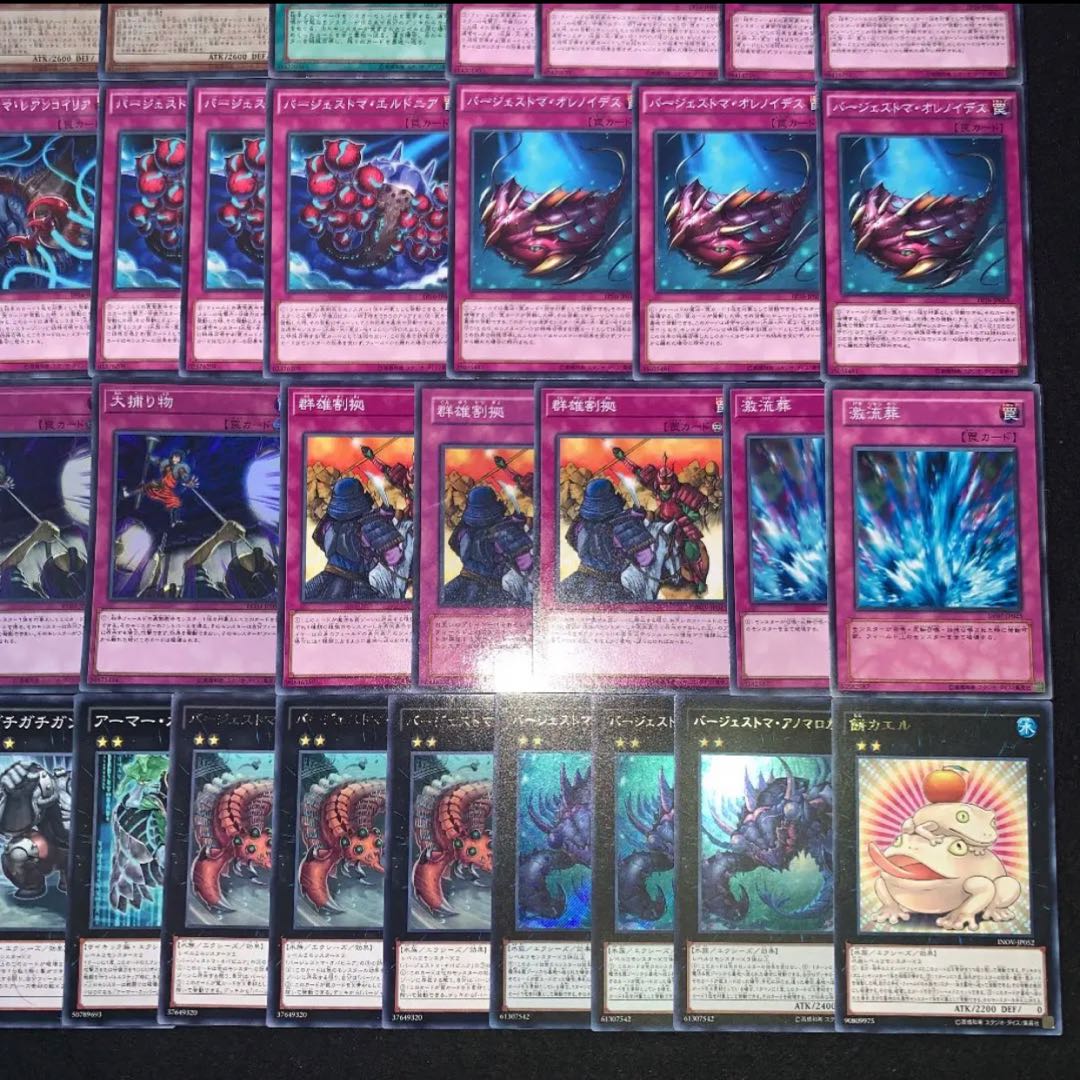 遊戯王 - 即日発送！【カエルバージェストマ】デッキ　遊戯王 遊戯王 カエルバージェストマデッキ40枚+EX15枚 (Used
