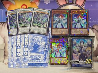 遊戯王　ストラクチャーデッキ　凍獄の氷結界+スリーブ+氷結界の随身