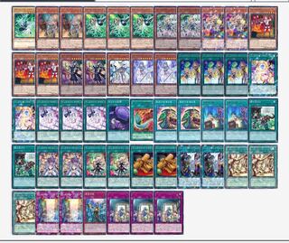 構築済み　ウイッチクラフトデッキ51枚＋EX15枚3重スリーブ付き