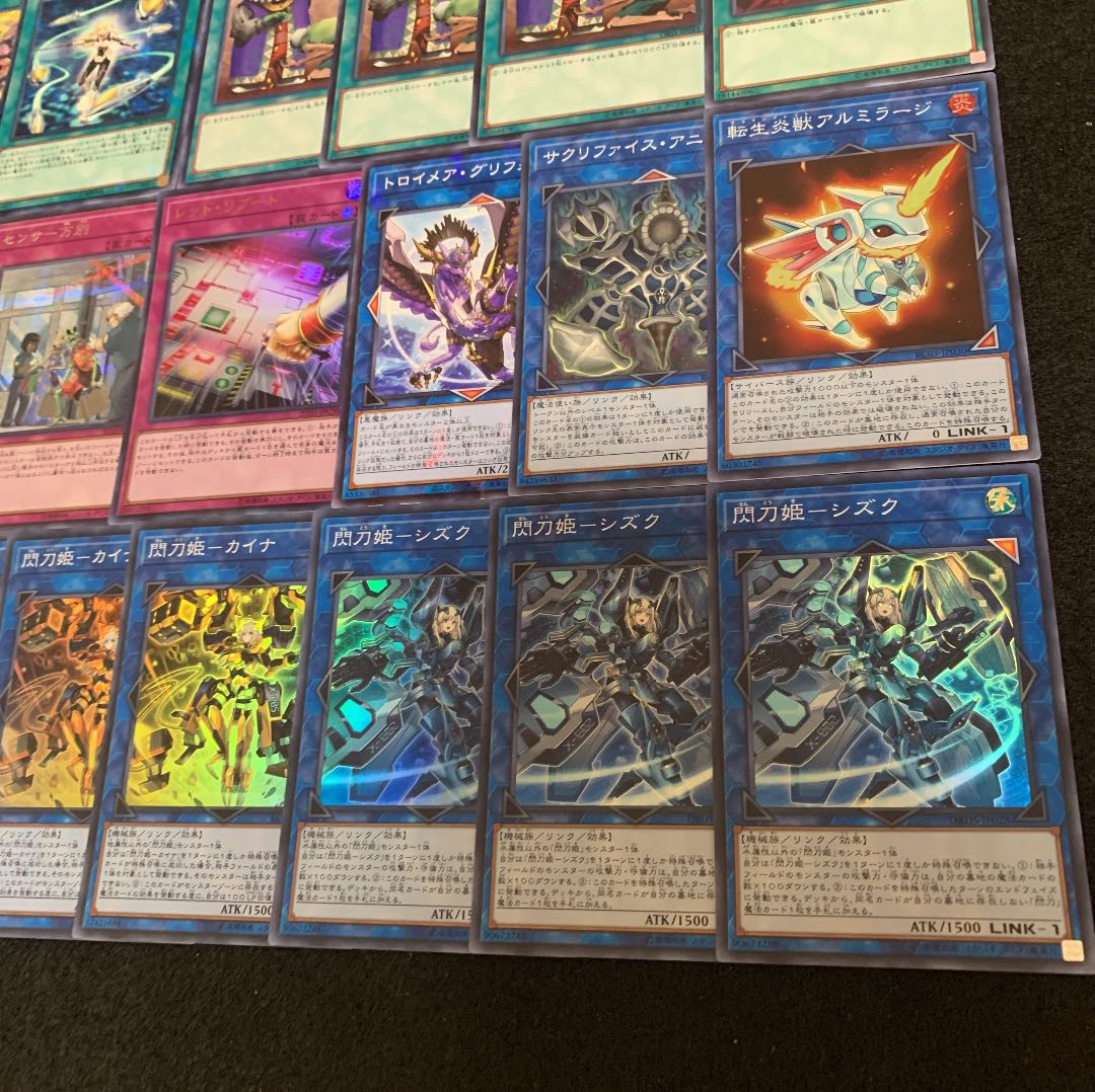 遊戯王 閃刀姫デッキ40枚+EX15枚