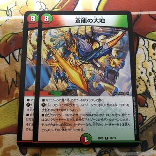 蒼龍の大地　2枚セット