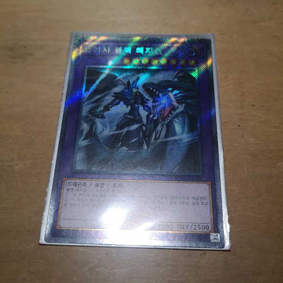 韓国版 竜騎士ブラック・マジシャン エクストラシークレットレア